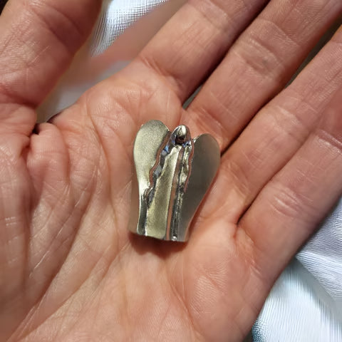 Ministandfigur Schutzengel