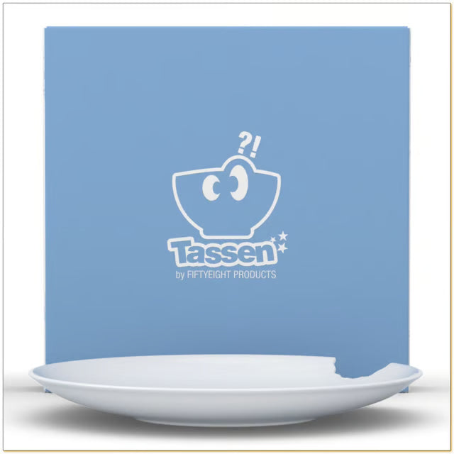 Tiefe Teller mit Biss