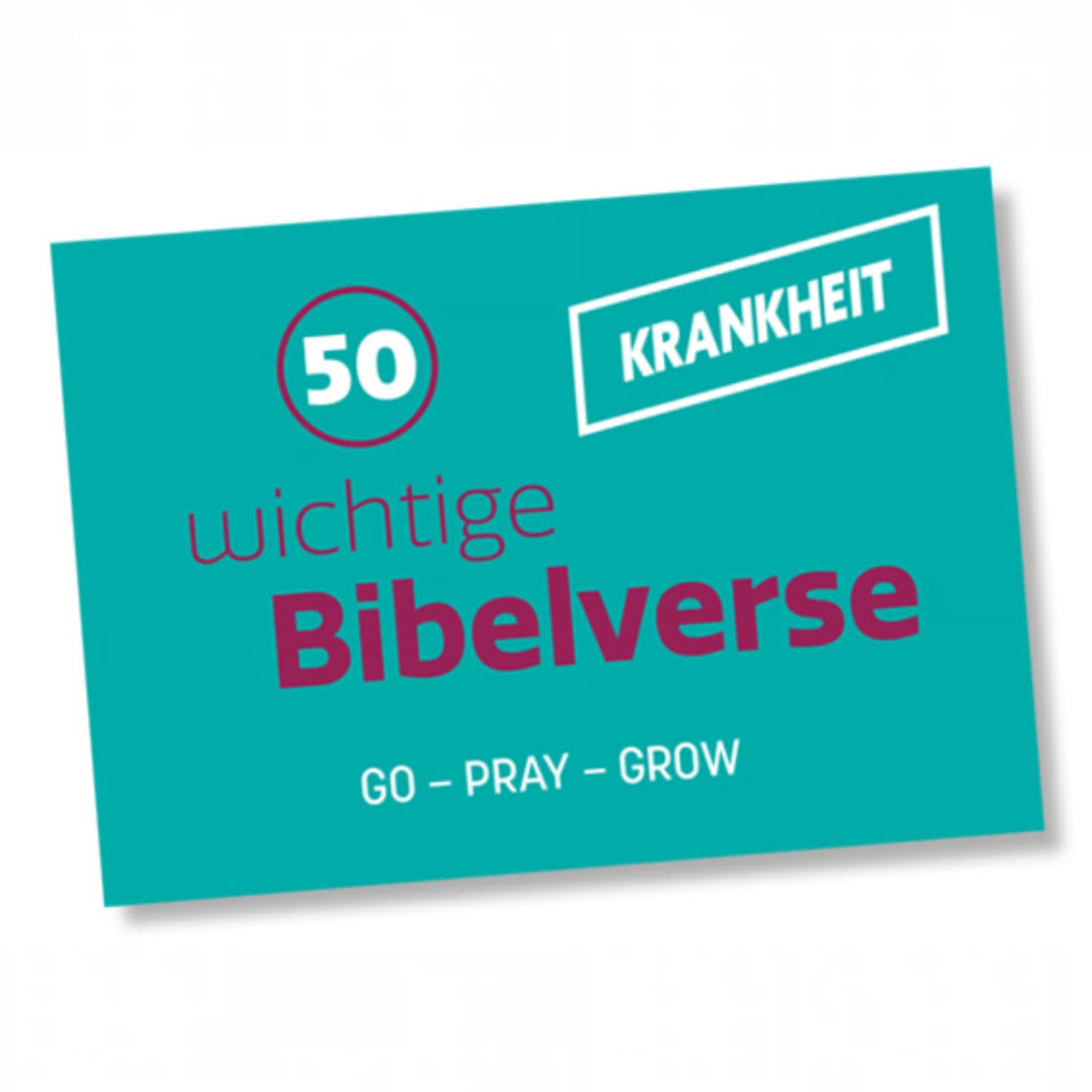 50 Wichtige Bibelverse Krankheit
