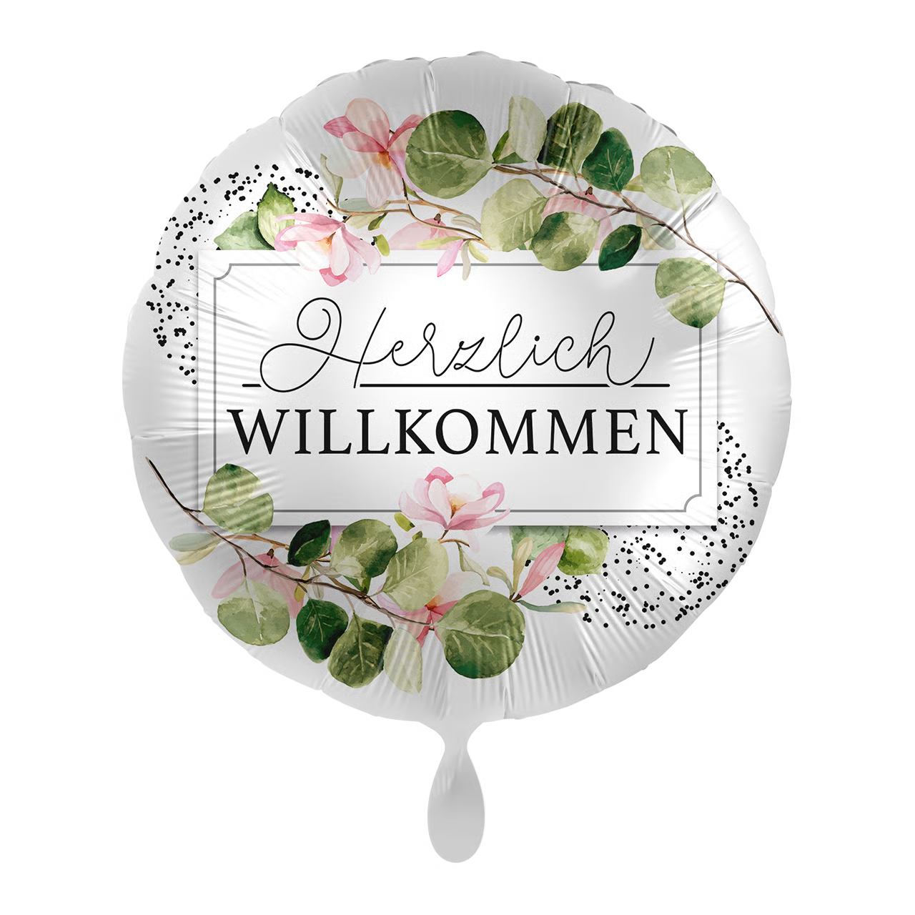 Herzlich Willkommen Weiß