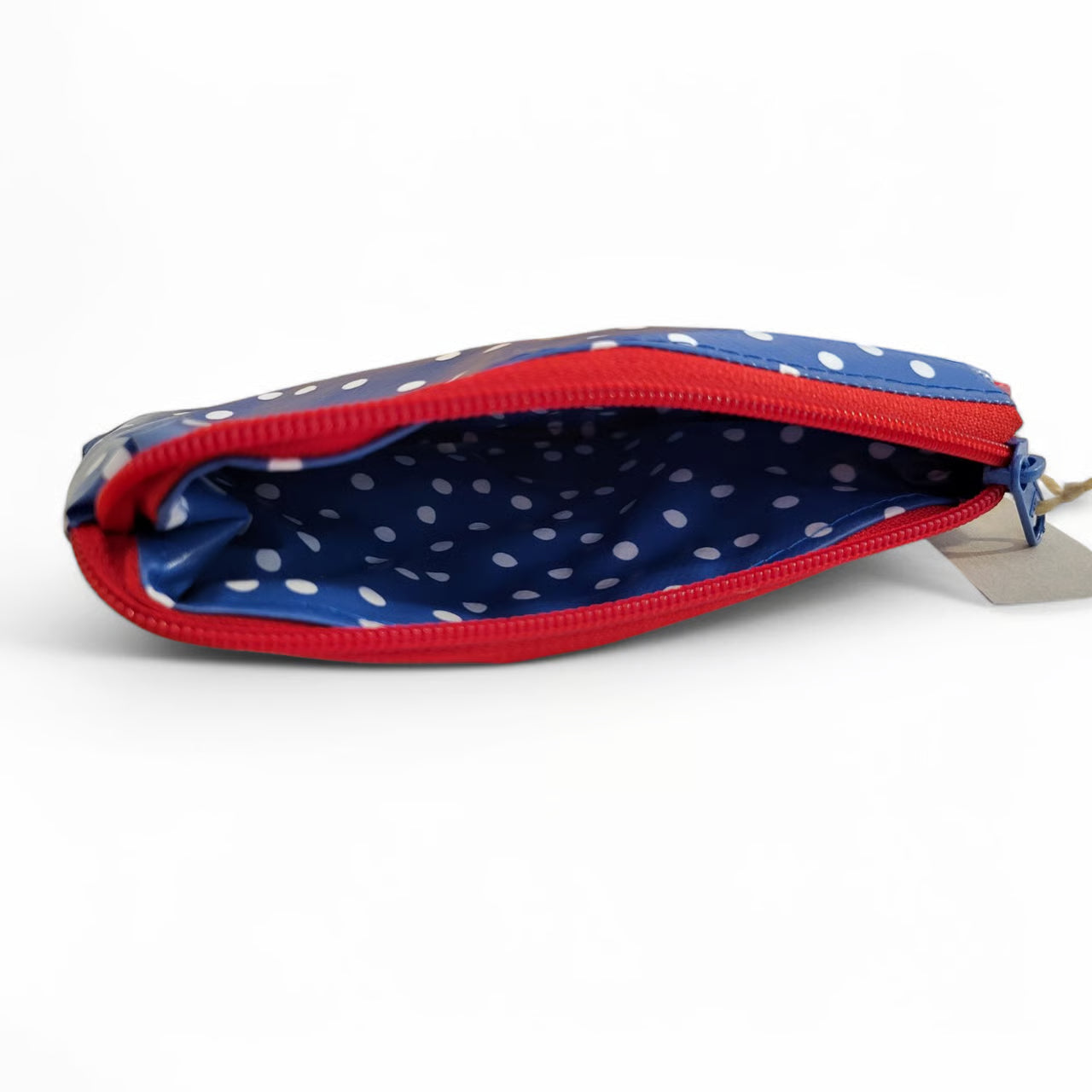 Flache Tasche aus Wachstuch