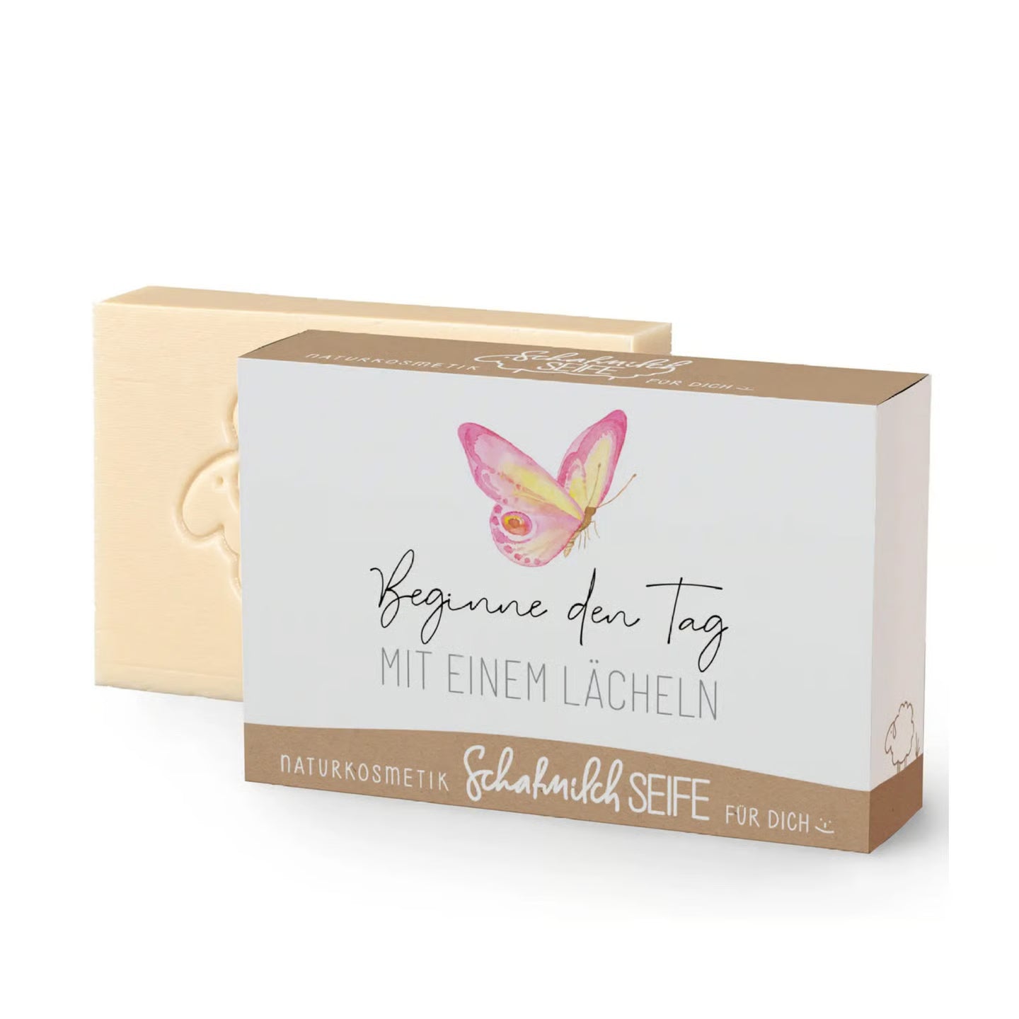 Seife Beginne den Tag mit einem Lächeln