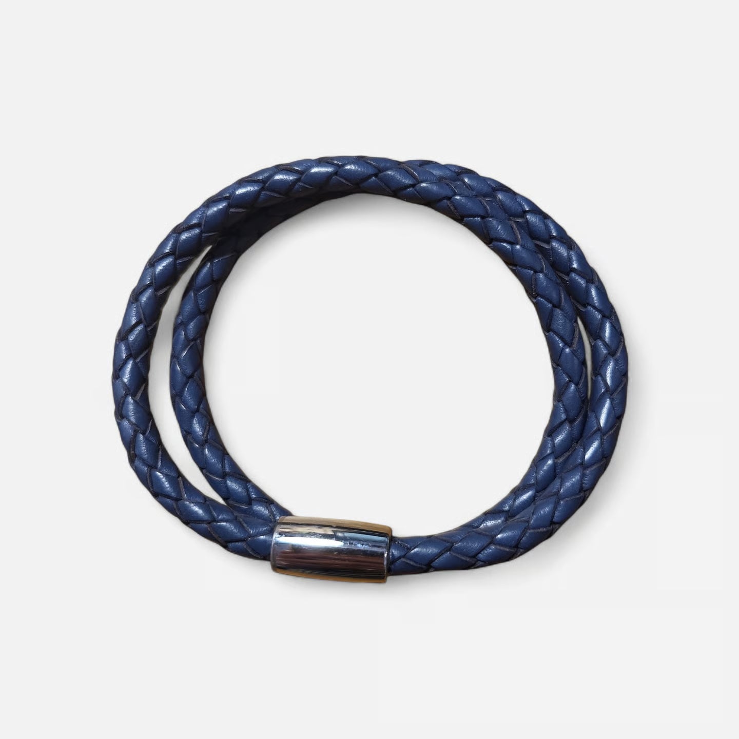 Lederarmband "Hineni" Blau