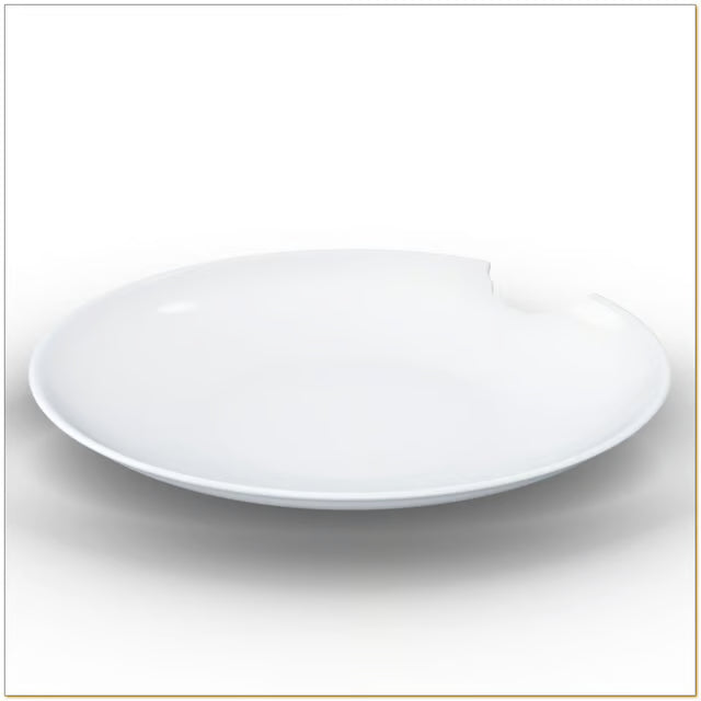 Tiefe Teller mit Biss