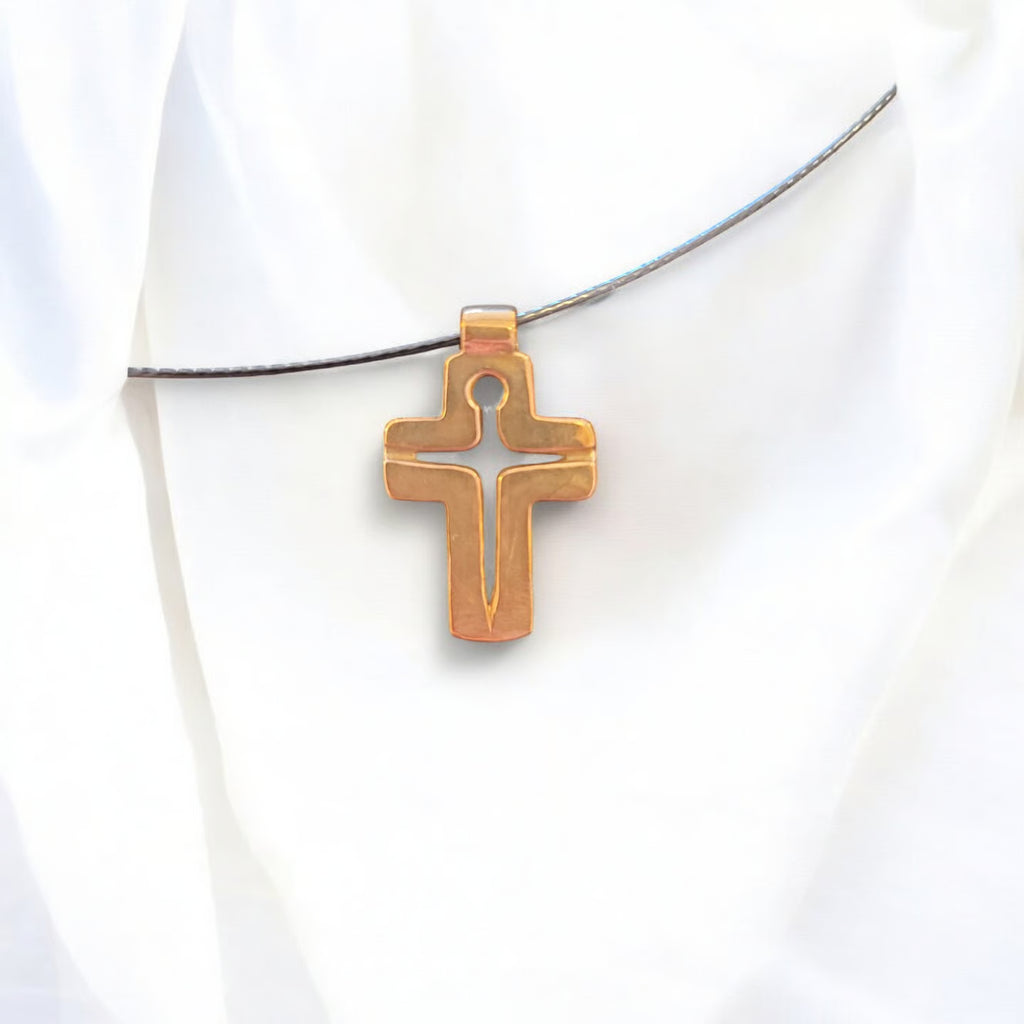 Anhänger Kreuz Bronze