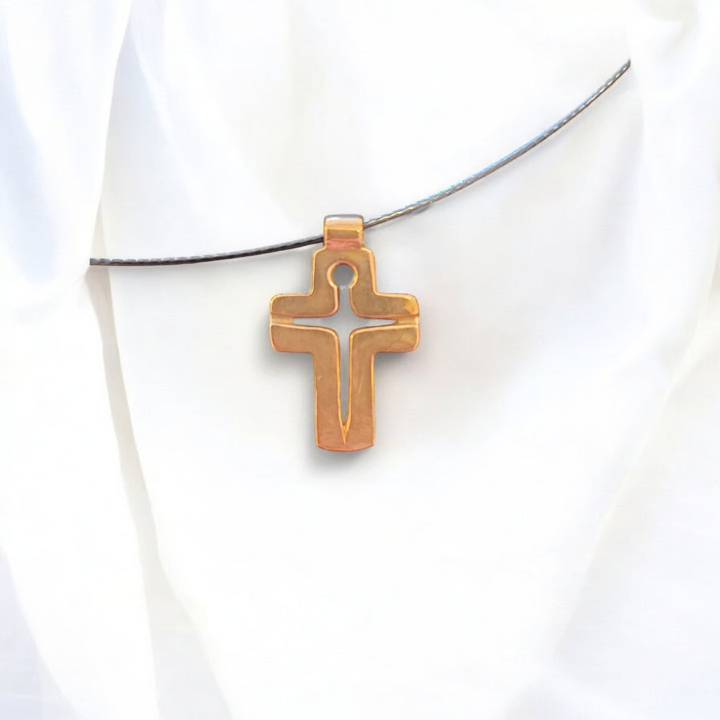 Anhänger Kreuz Bronze