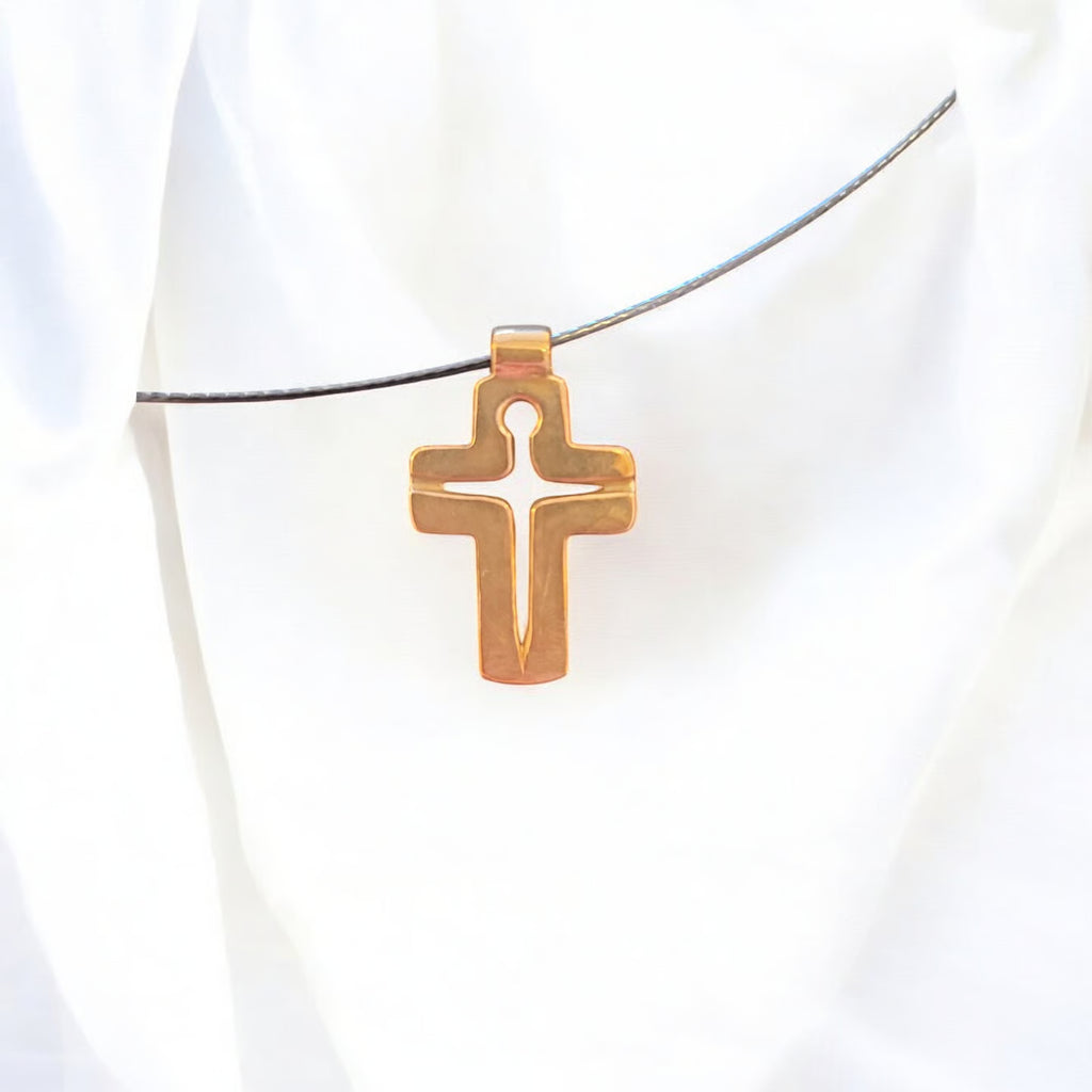 Anhänger Kreuz Bronze