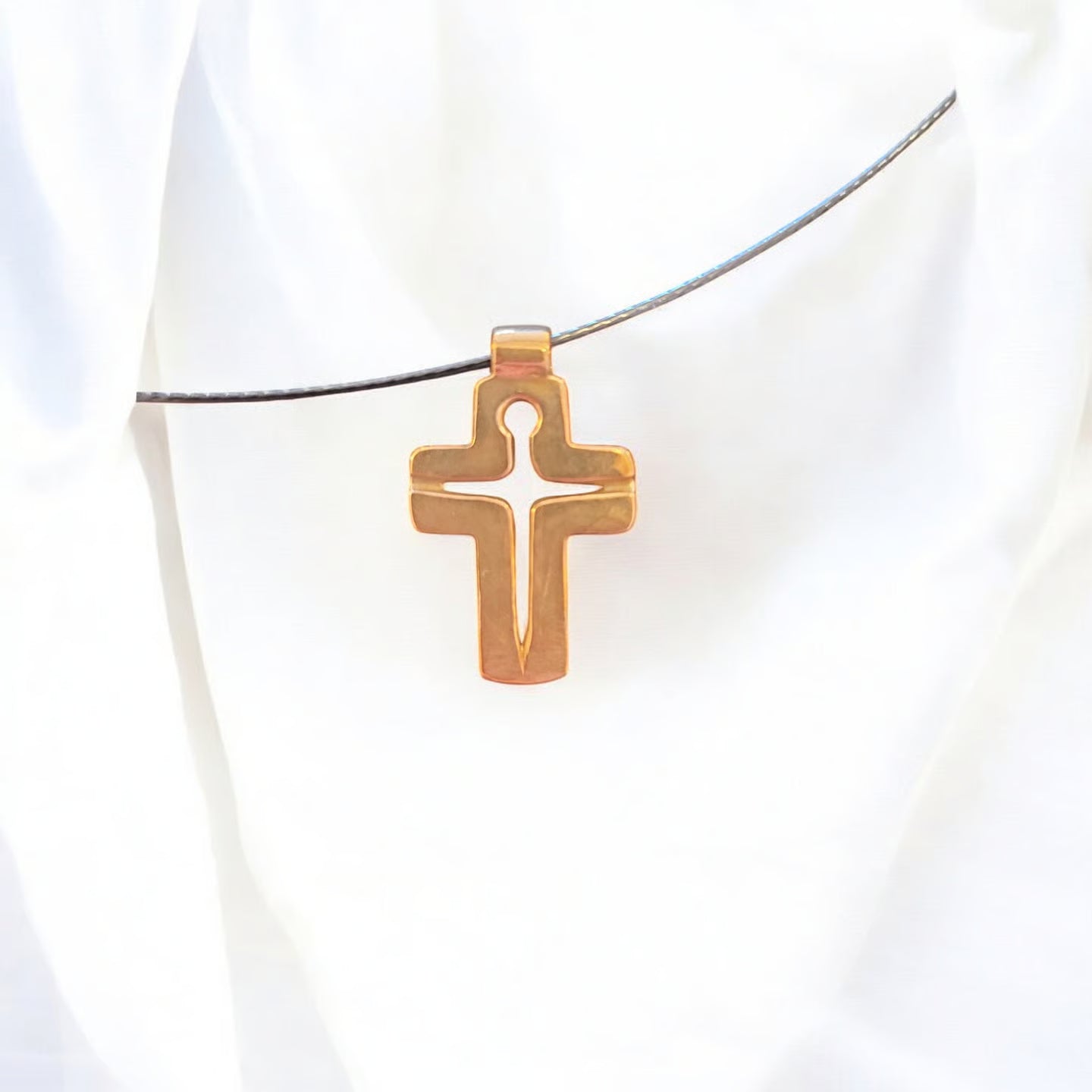 Anhänger Kreuz Bronze