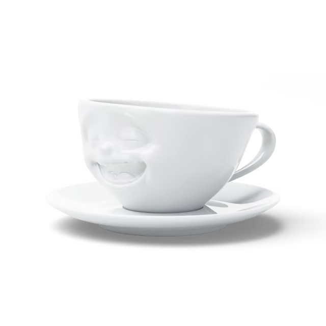 Tasse Lachend