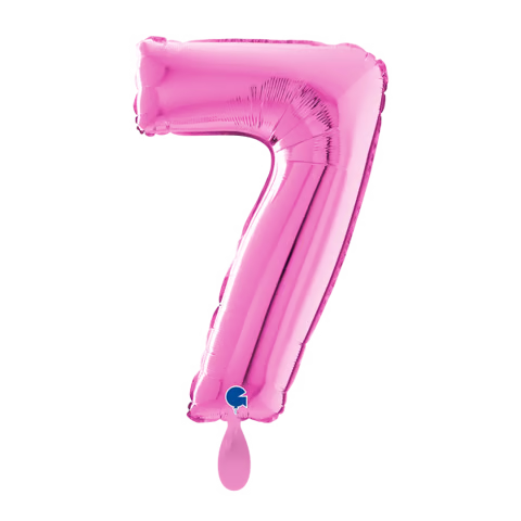 XL Zahl Fuxia 7