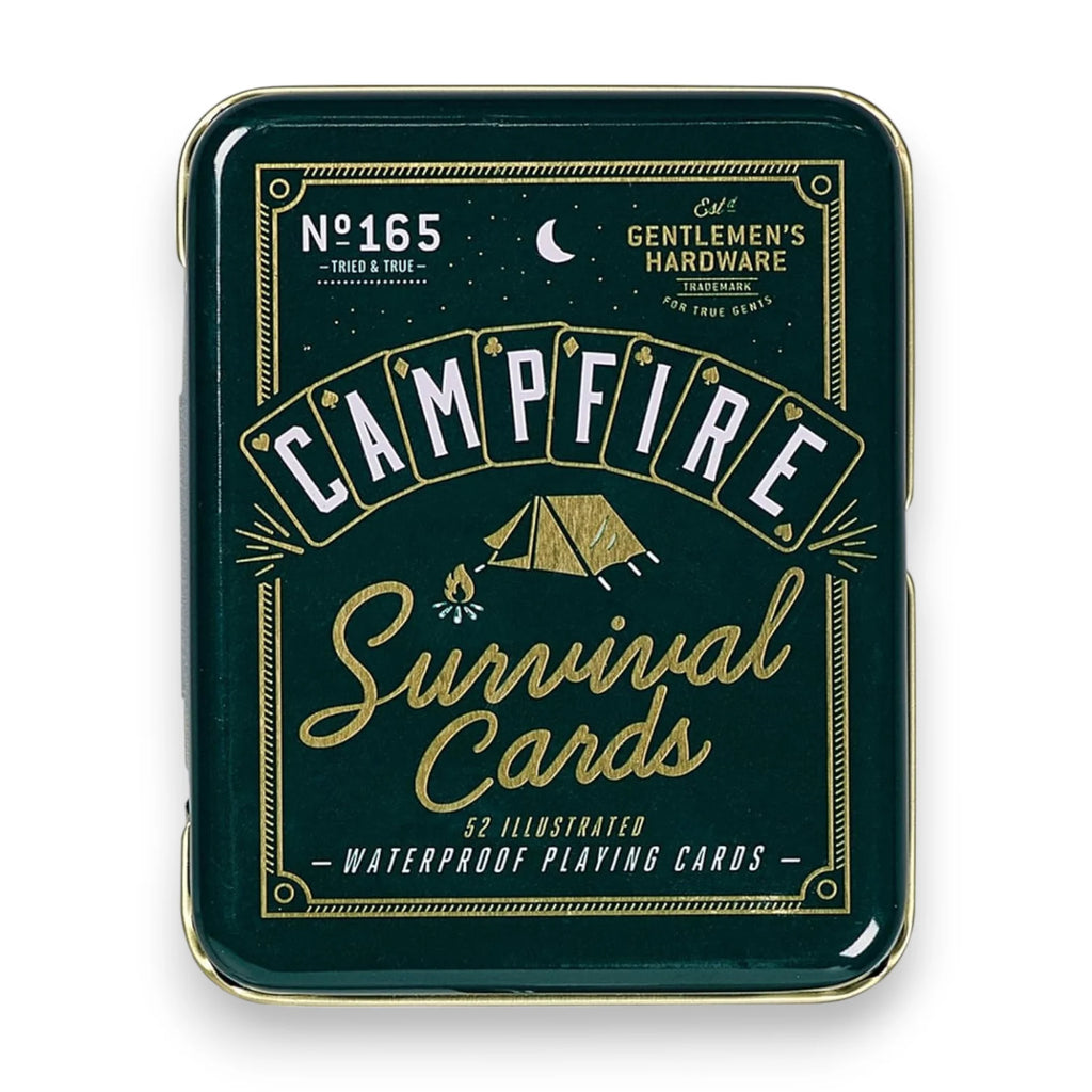Lagerfeuer Survival Spielkarten