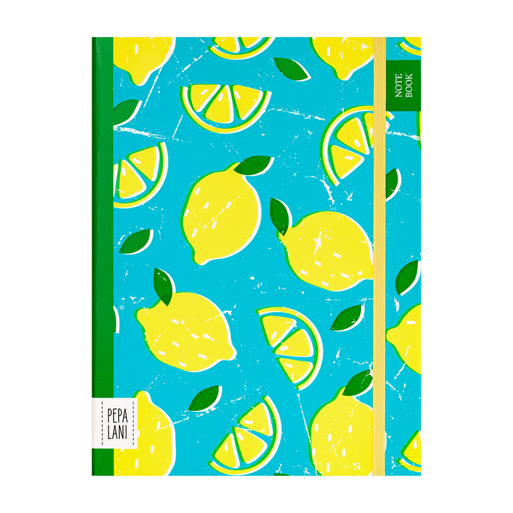 Notizbuch Zitrone