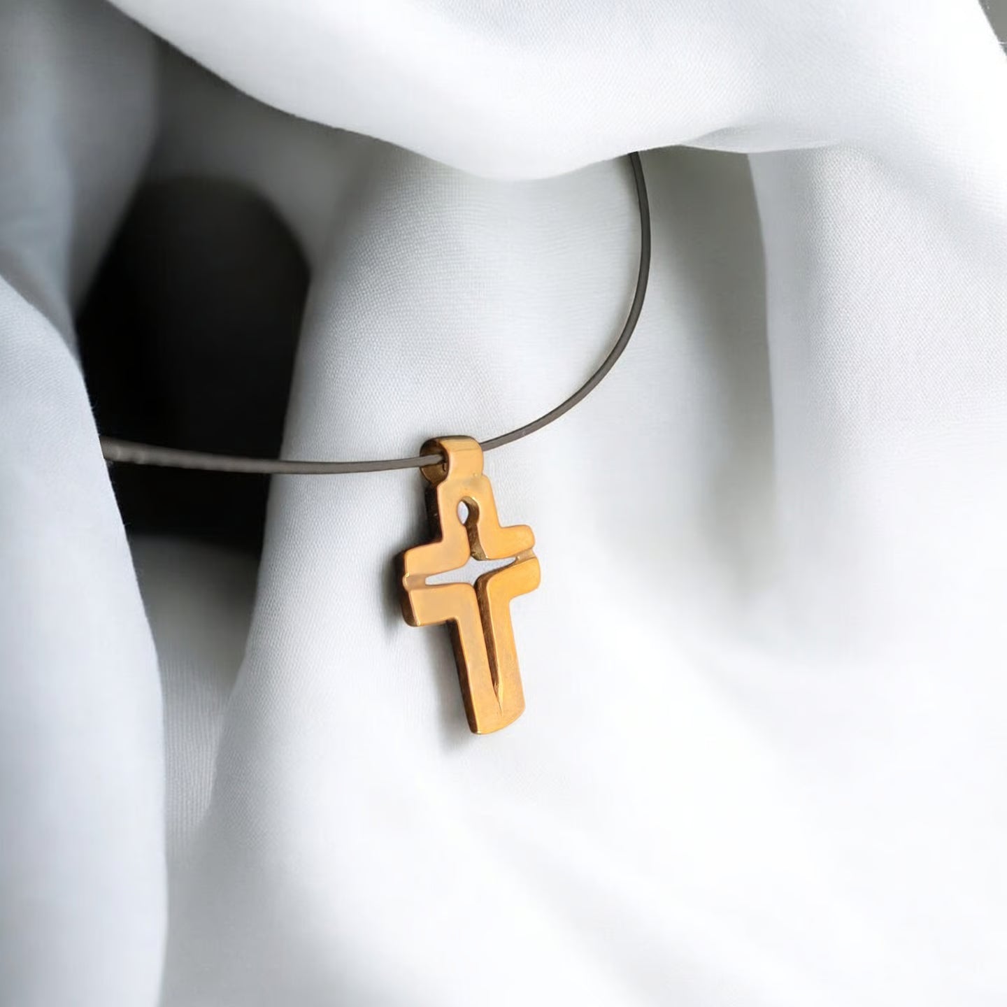 Anhänger Kreuz Bronze