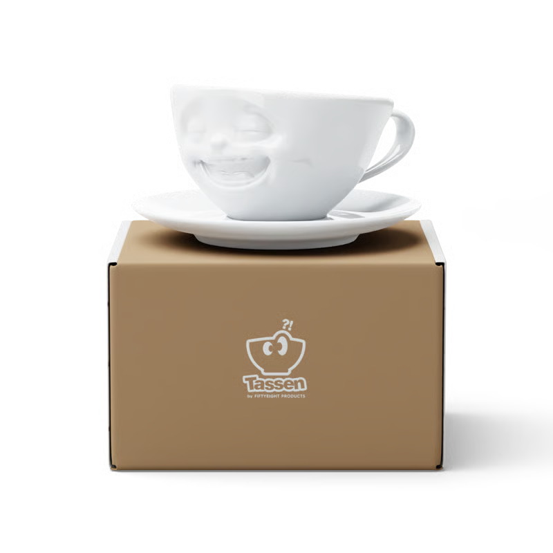 Tasse Lachend
