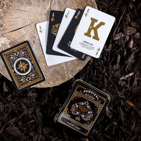 Lagerfeuer Survival Spielkarten