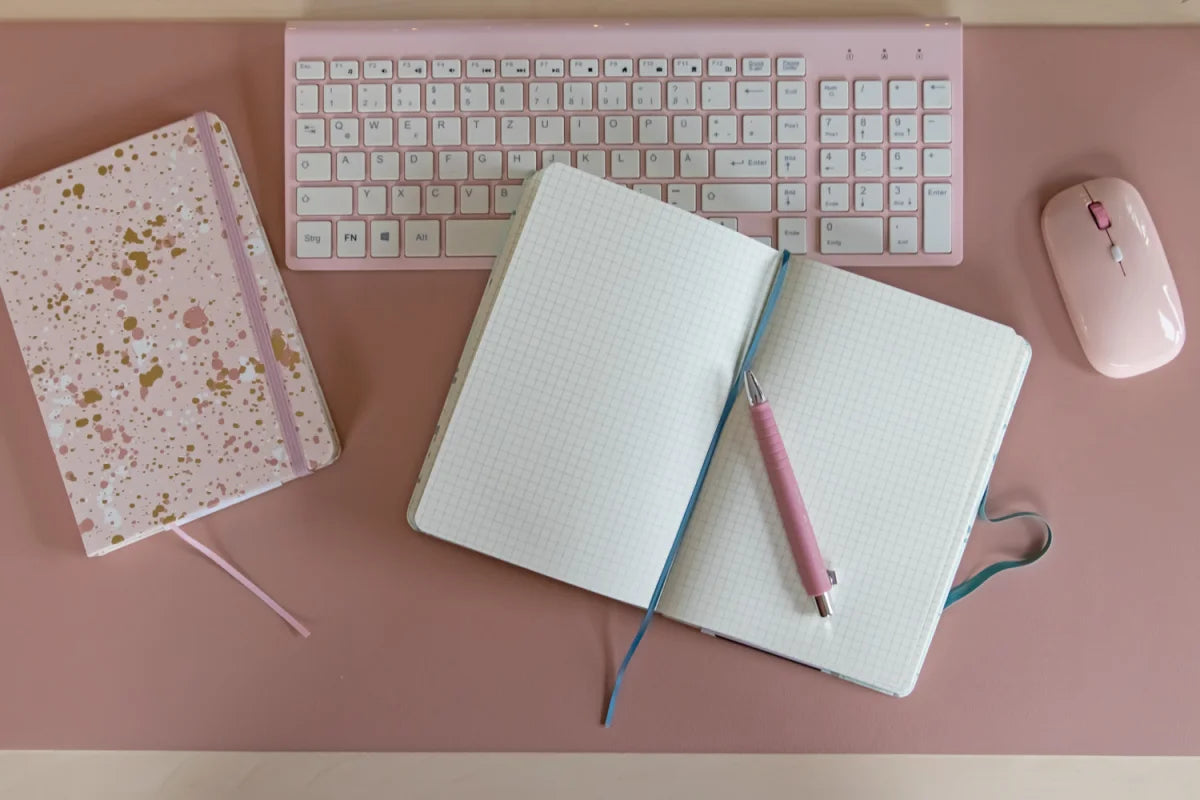 Notizbuch "Sparkle" Rosa