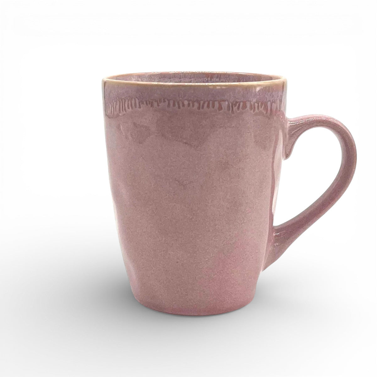 Stoneware Becher Rosa