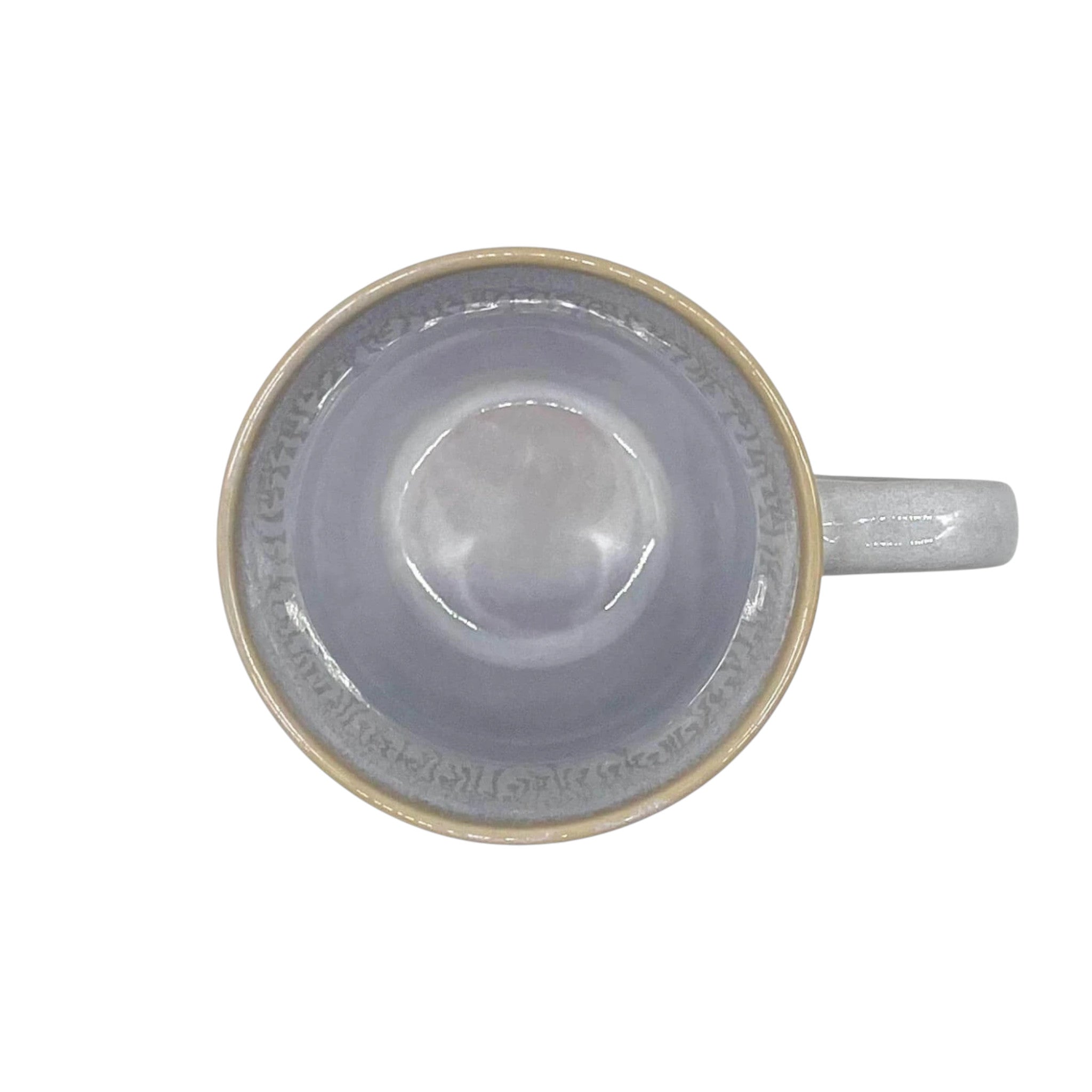 Stoneware Becher Polarweiß